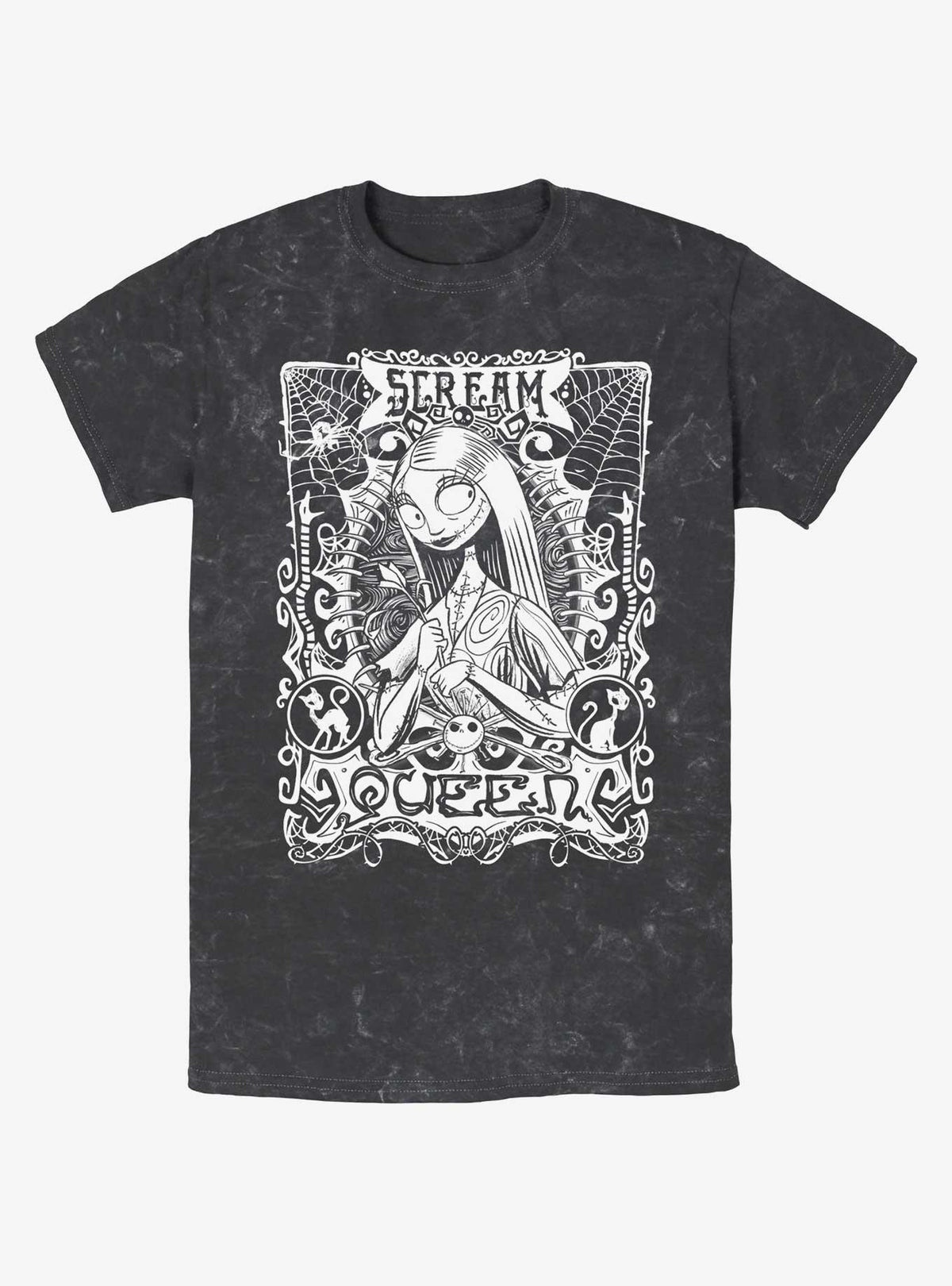 spooky holiday Sally Scream Queen Mineral Wash T-Shirt