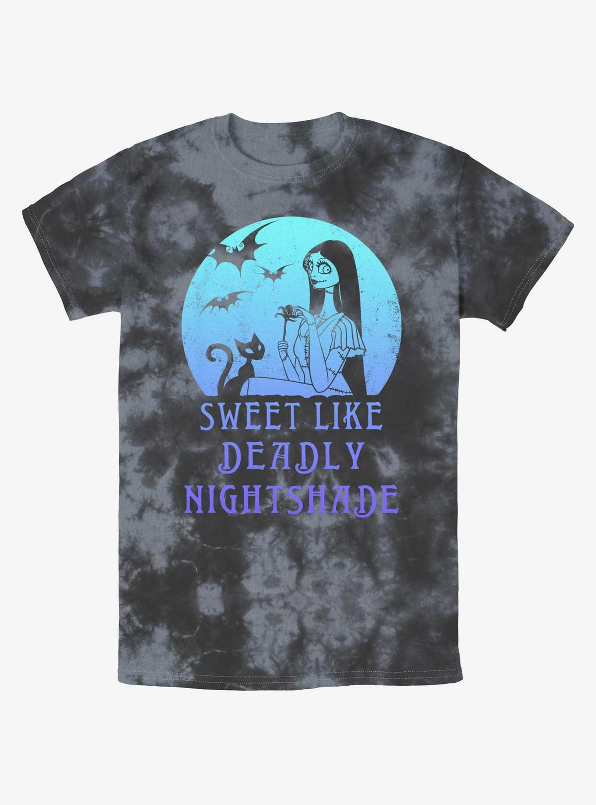 spooky holiday Sally Sweet Like Deadly Nightshade Tie-Dye T-Shirt