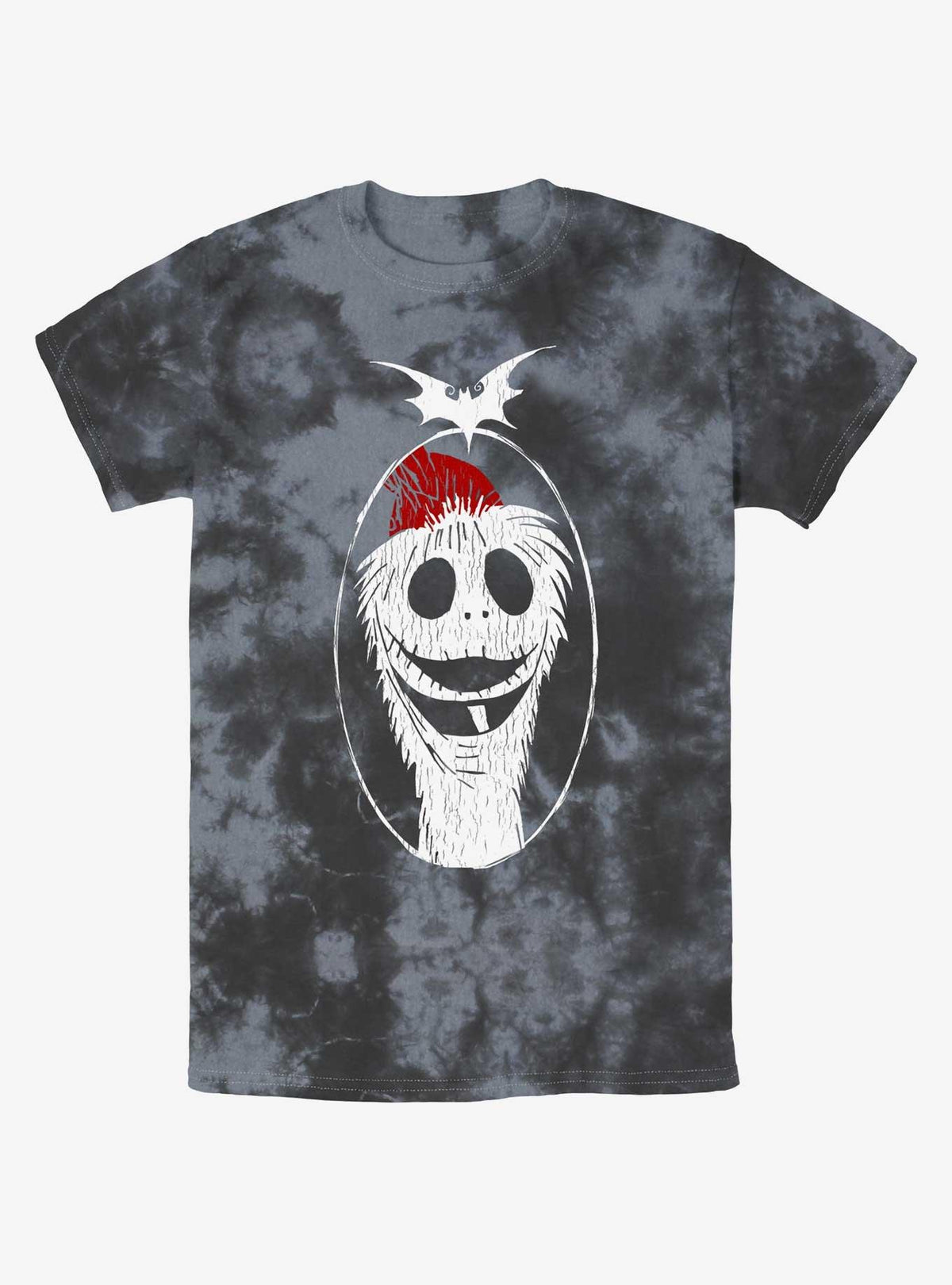 spooky holiday Santa Jack Tie-Dye T-Shirt