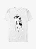 spooky holiday Jack and Sally T-Shirt