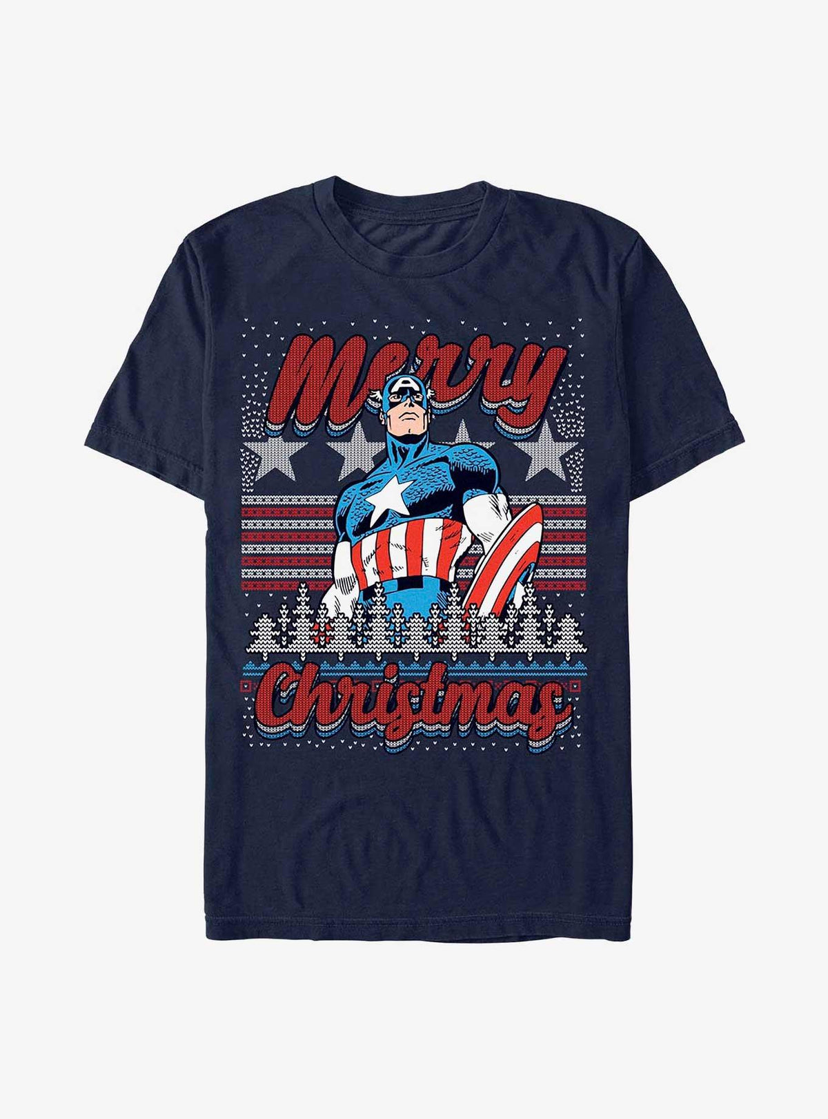 Captain America Christmas T-Shirt