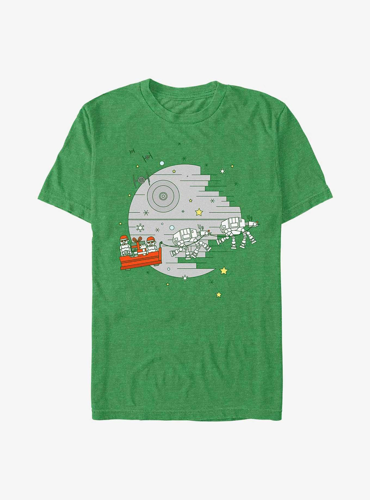 space adventure Christmas Death Star T-Shirt 2
