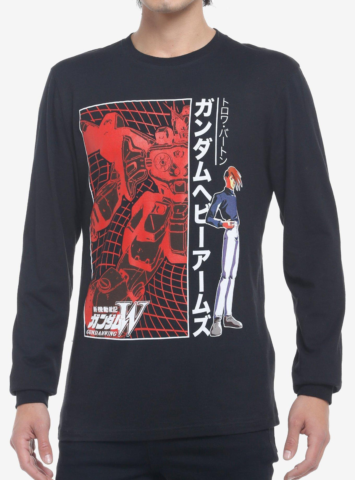 Mobile Suit Gundam Wing Trowa Long-Sleeve T-Shirt 2