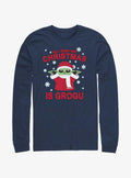 space adventure The Mandalorian Grogu For Christmas Long-Sleeve T-Shirt