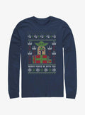 space adventure Yoda Ugly Christmas Long-Sleeve T-Shirt