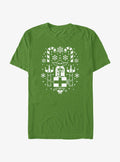 space adventure Christmas Yoda T-Shirt