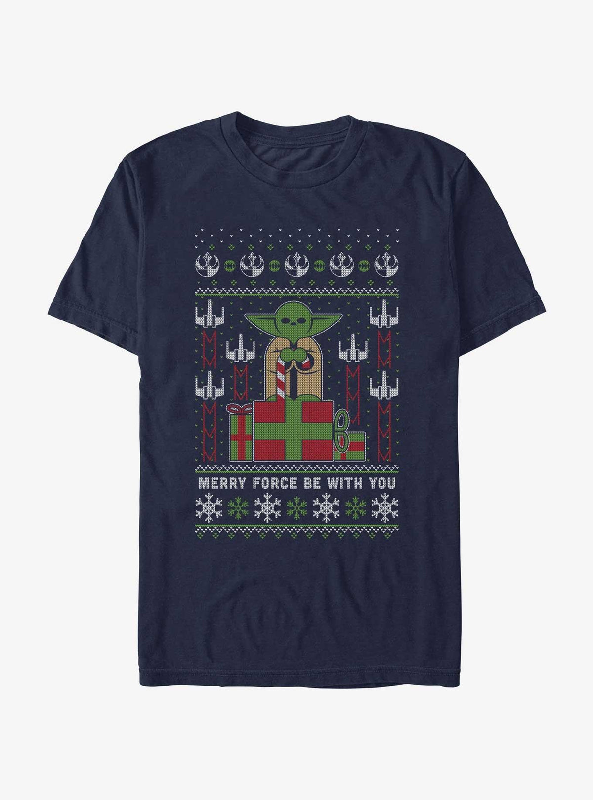 space adventure Yoda Ugly Christmas T-Shirt