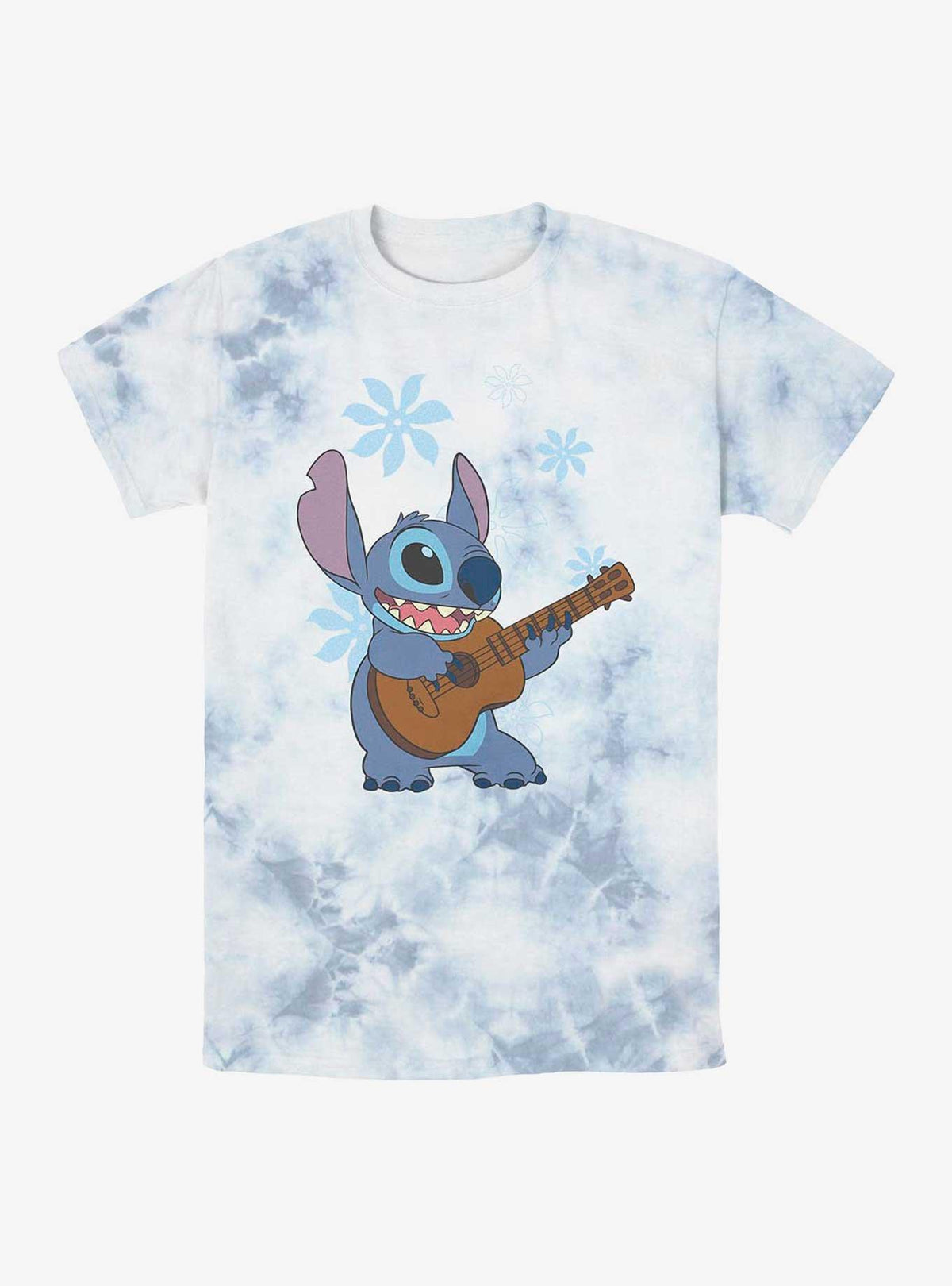 island alien duo Ukulele cute blue alien Tie-Dye T-Shirt
