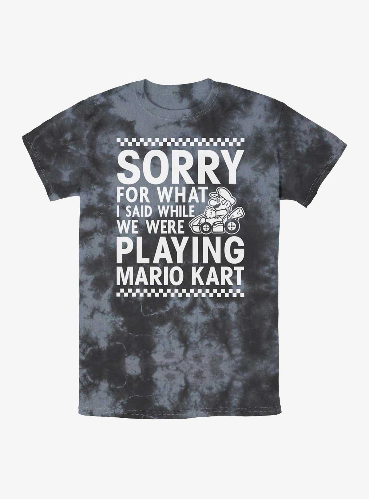 Nintendo Playing retro platform gamer Kart Tie-Dye T-Shirt