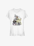 spooky holiday Halloween Town Members Girls T-Shirt
