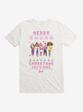 fashion doll Merry Christmas Let's Rock Ugly Christmas Pattern T-Shirt