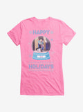 fashion doll Snowglobe Holidays Ugly Christmas Pattern Girls T-Shirt