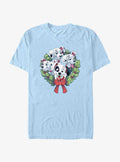 101 Dalmatians Puppy Christmas Wreath T-Shirt