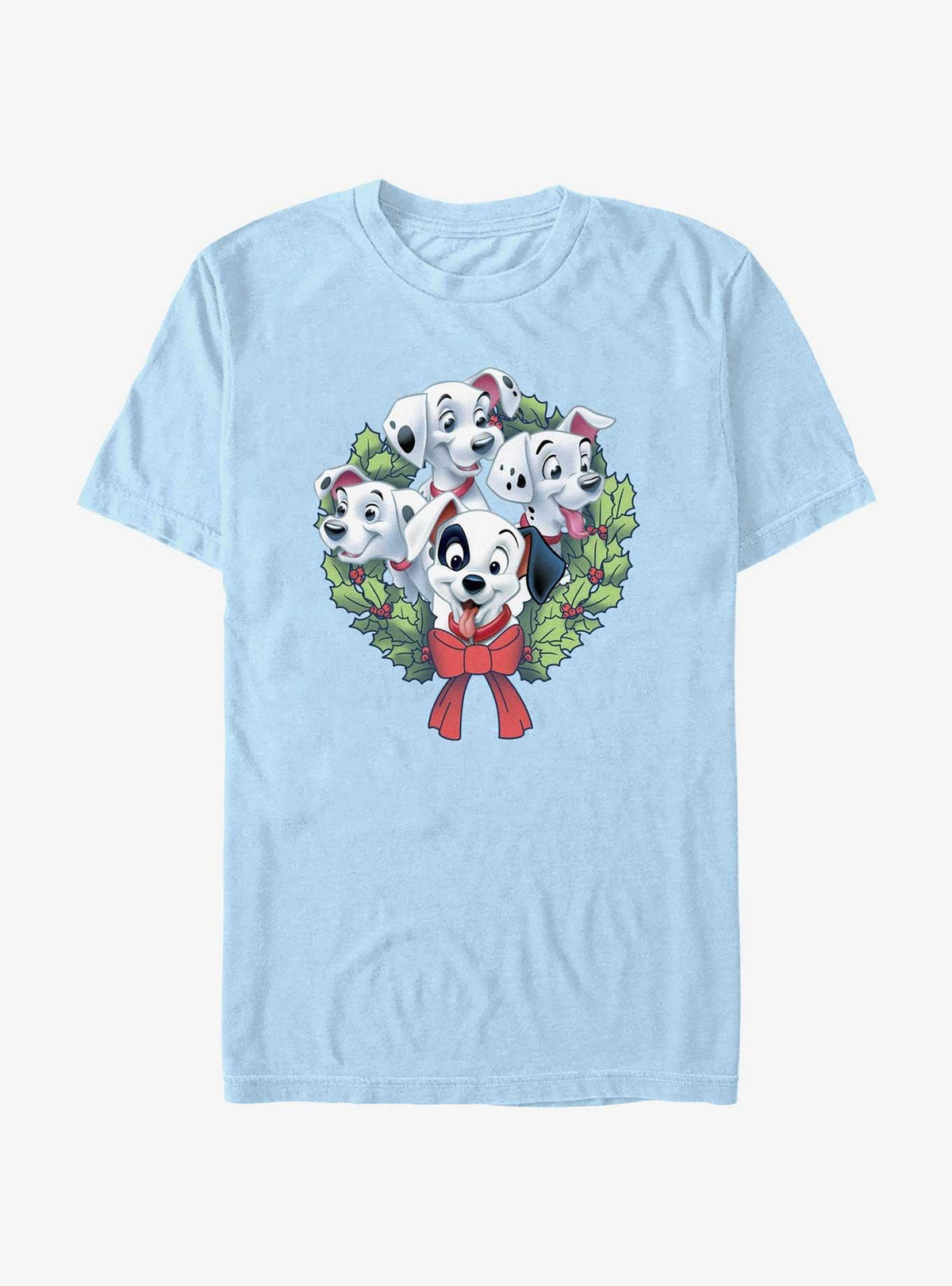 101 Dalmatians Puppy Christmas Wreath T-Shirt
