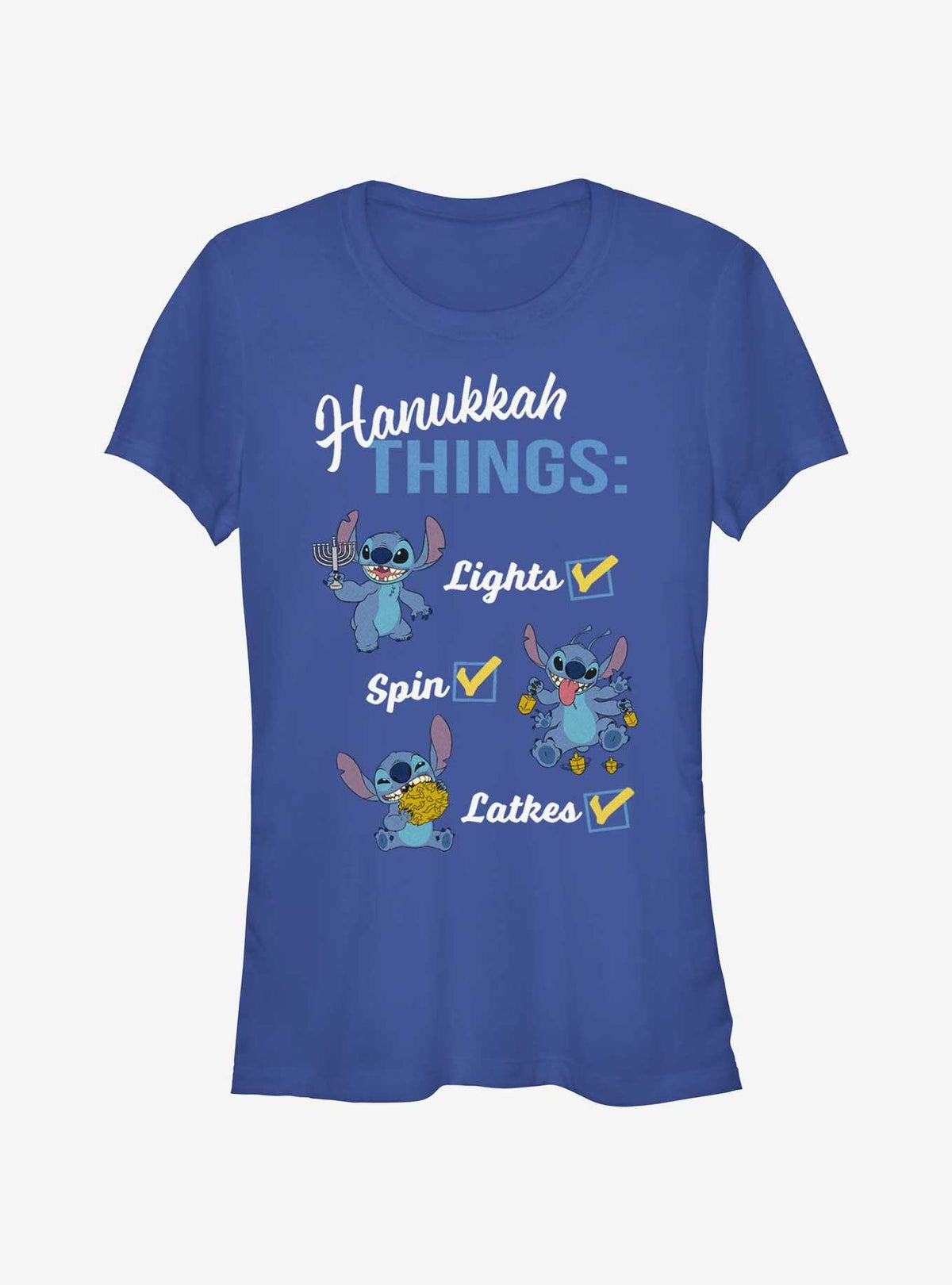 island alien duo Hanukkah List Girls T-Shirt