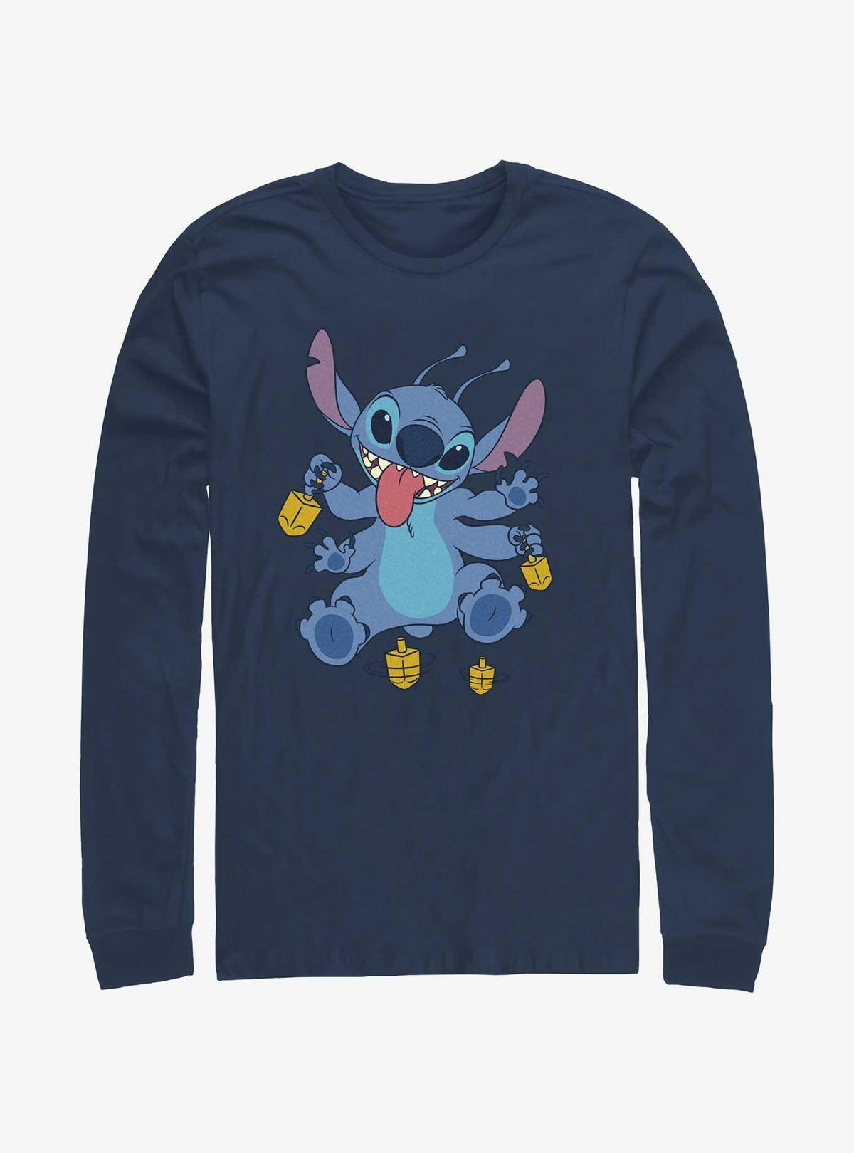 island alien duo Hanukkah Spinning Dreidels Long-Sleeve T-Shirt