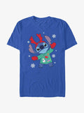 island alien duo Reindeer cute blue alien T-Shirt