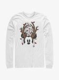 Mickey Mouse Christmas Light Antlers Long-Sleeve T-Shirt