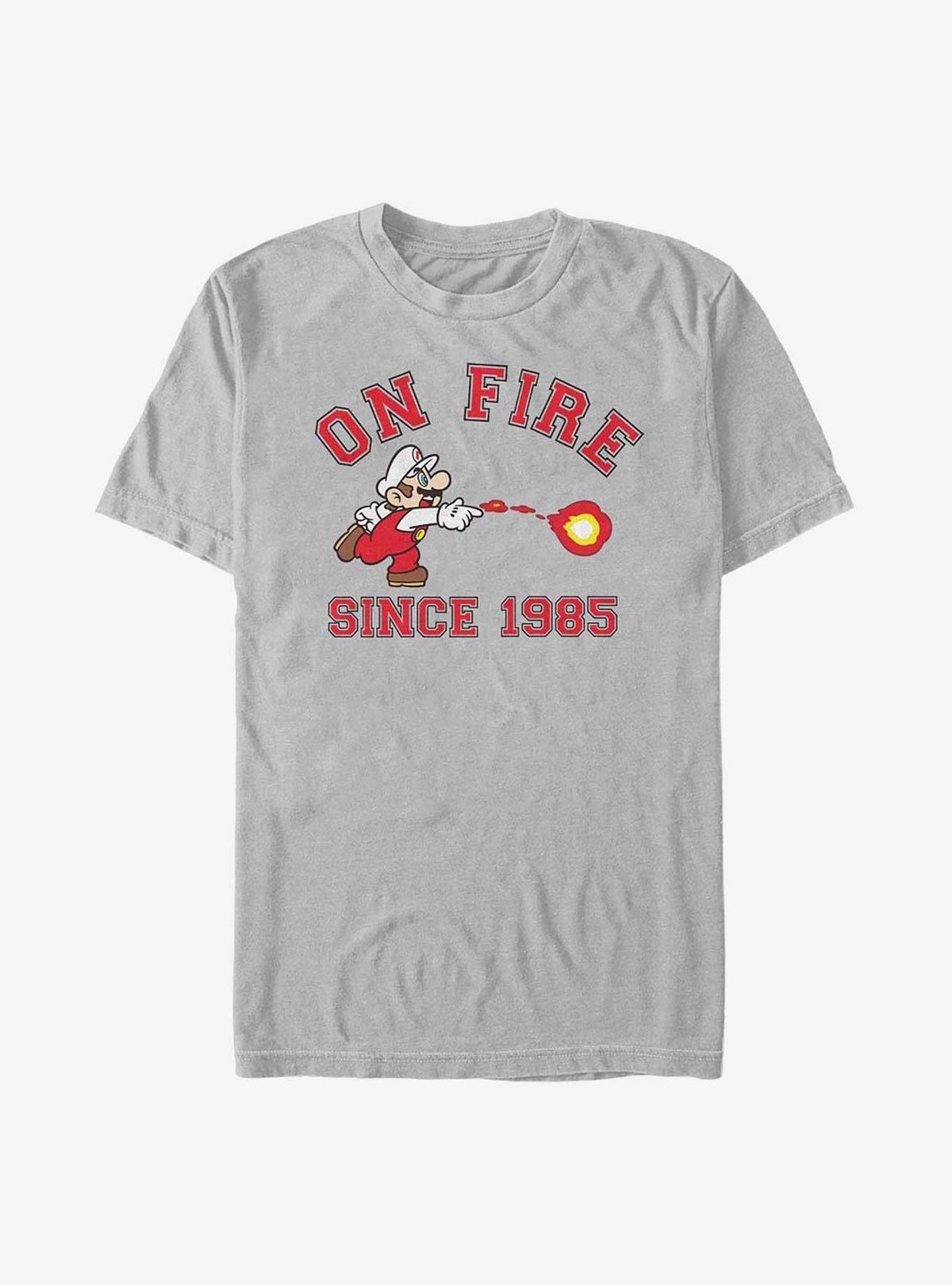 Nintendo retro platform gamer On Fire T-Shirt