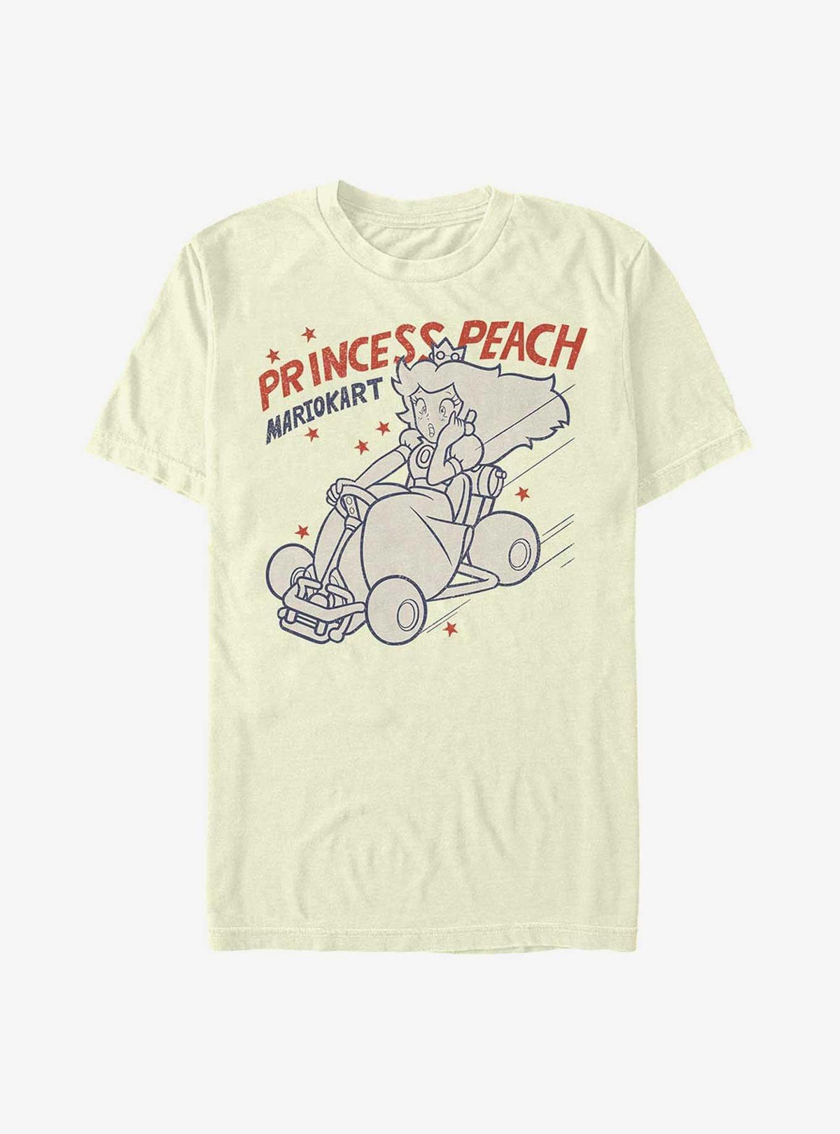 Nintendo retro platform gamer Princess Peach Kart T-Shirt