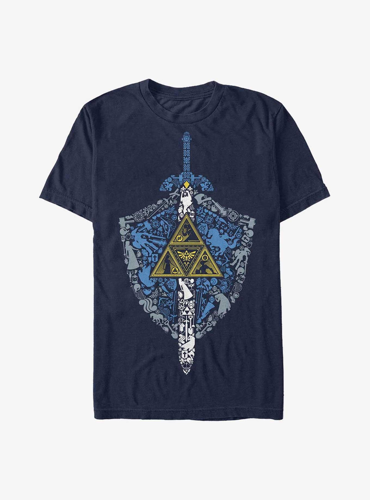 Nintendo fantasy adventure Ancient Heroes Sword and Shield T-Shirt