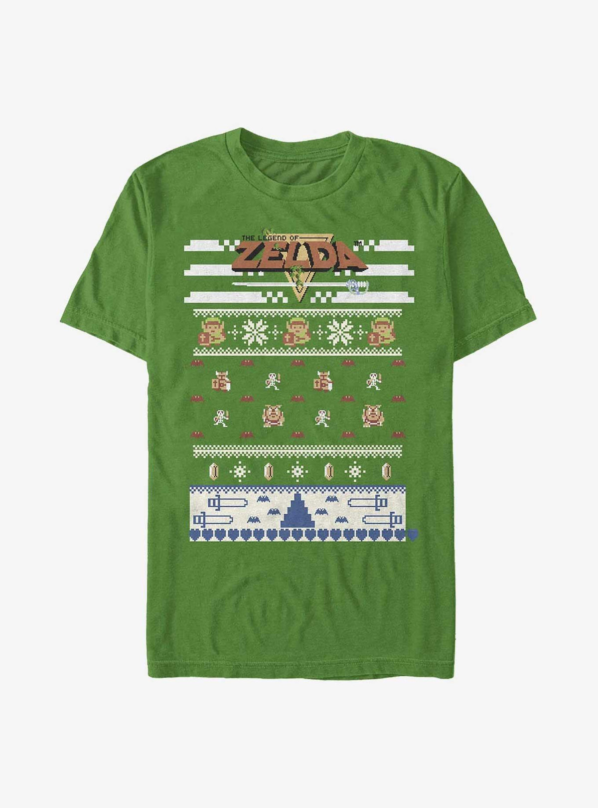 Nintendo fantasy adventure Ugly Christmas T-Shirt 2