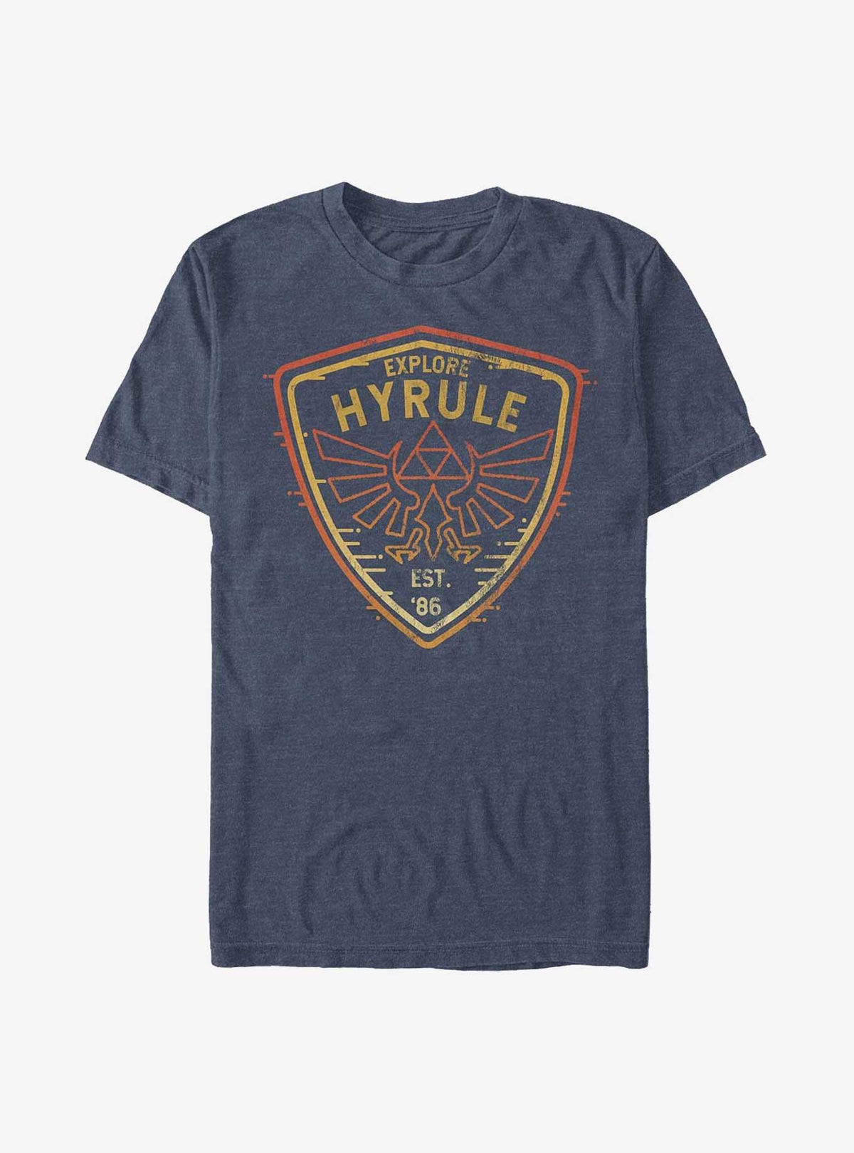 fantasy adventure Explore Hyrule Badge T-Shirt 2