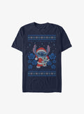 island alien duo Santa cute blue alien and Scrump Ugly Christmas Extra Soft T-Shirt 2