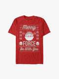 space adventure The Mandalorian Grogu Merry Force Be With You Ugly Christmas Extra Soft T-Shirt