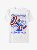 Captain America Sam Wilson Ugly Christmas T-Shirt