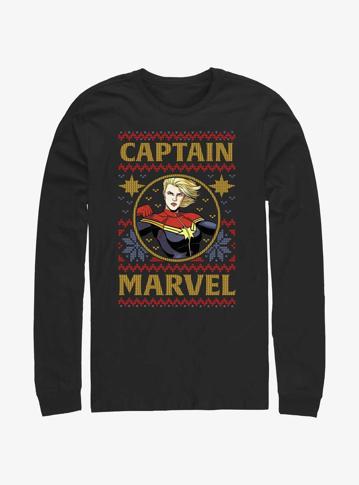Captain Ugly Christmas Long-Sleeve T-Shirt