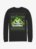 Hulk She-Hulk Season's Greetings Ugly Christmas Long-Sleeve T-Shirt