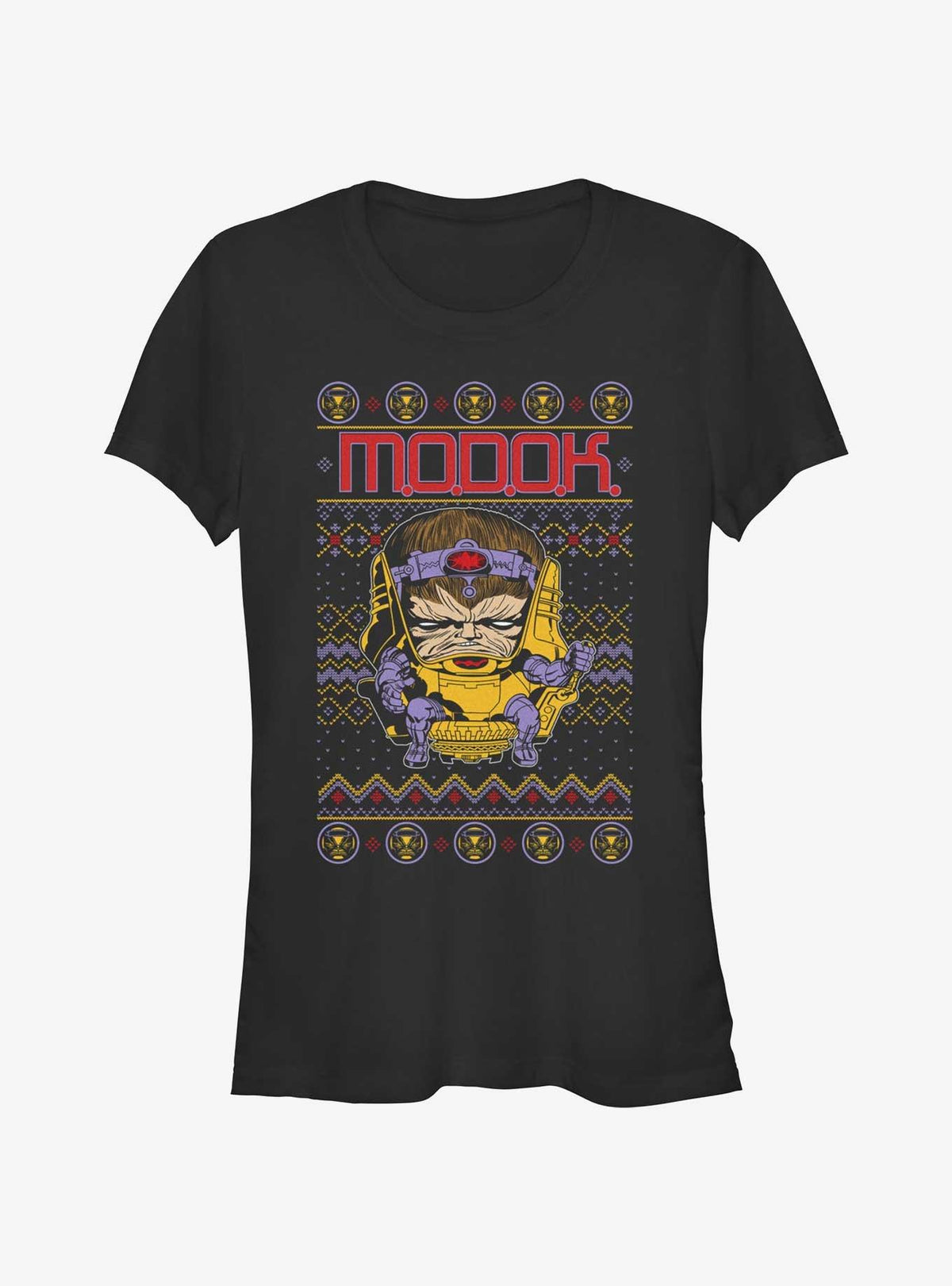 Modok Ugly Christmas Girls T-Shirt