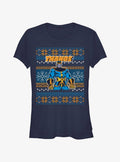 Thanos Ugly Christmas Girls T-Shirt