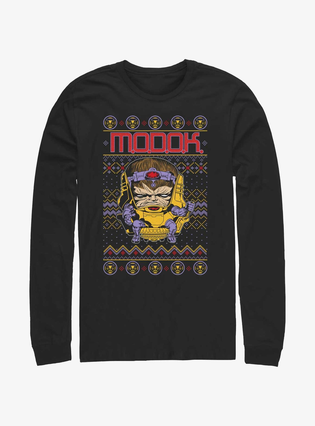 Modok Ugly Christmas Long-Sleeve T-Shirt