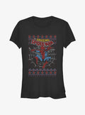 web hero Web Jump Ugly Christmas Girls T-Shirt