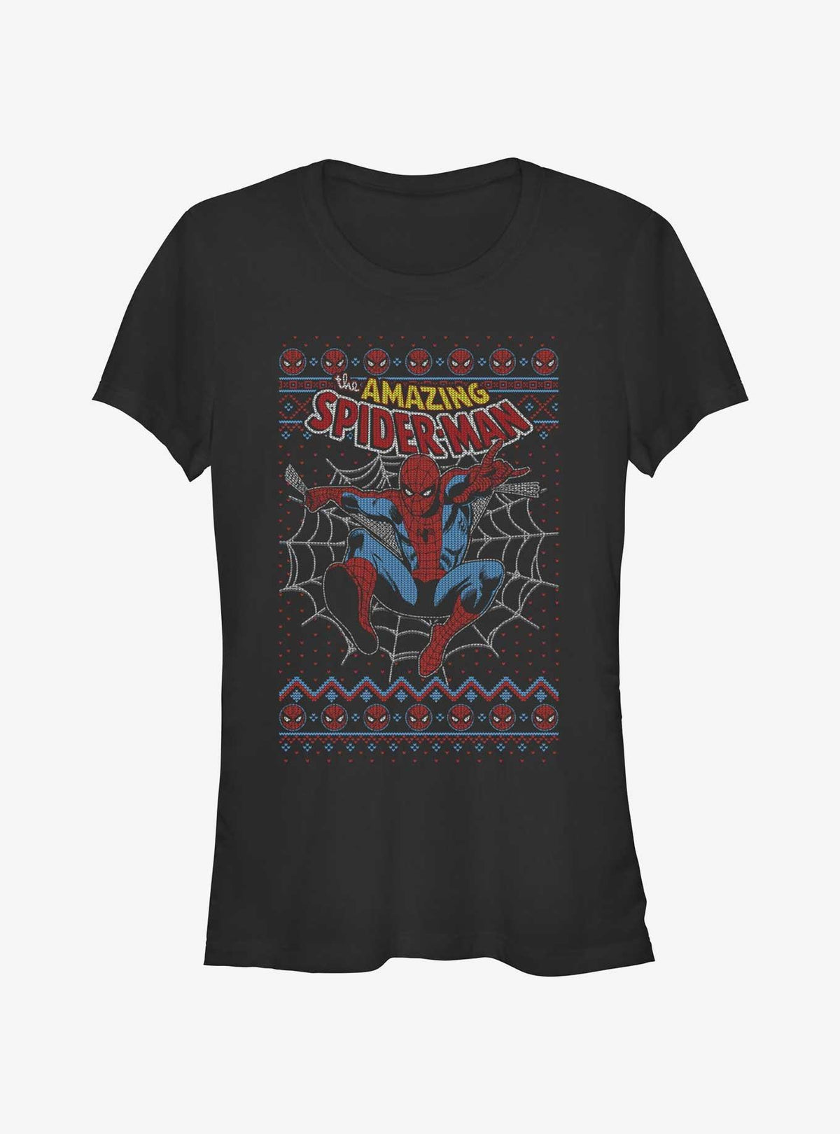 web hero Web Jump Ugly Christmas Girls T-Shirt