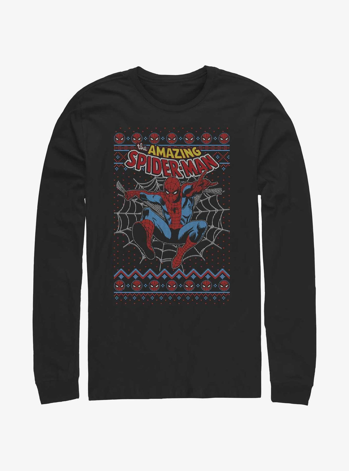 web hero Web Jump Ugly Christmas Long-Sleeve T-Shirt