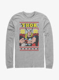 Thor Asgardian Ugly Christmas Long-Sleeve T-Shirt