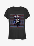Venom Venomous Ugly Christmas Girls T-Shirt