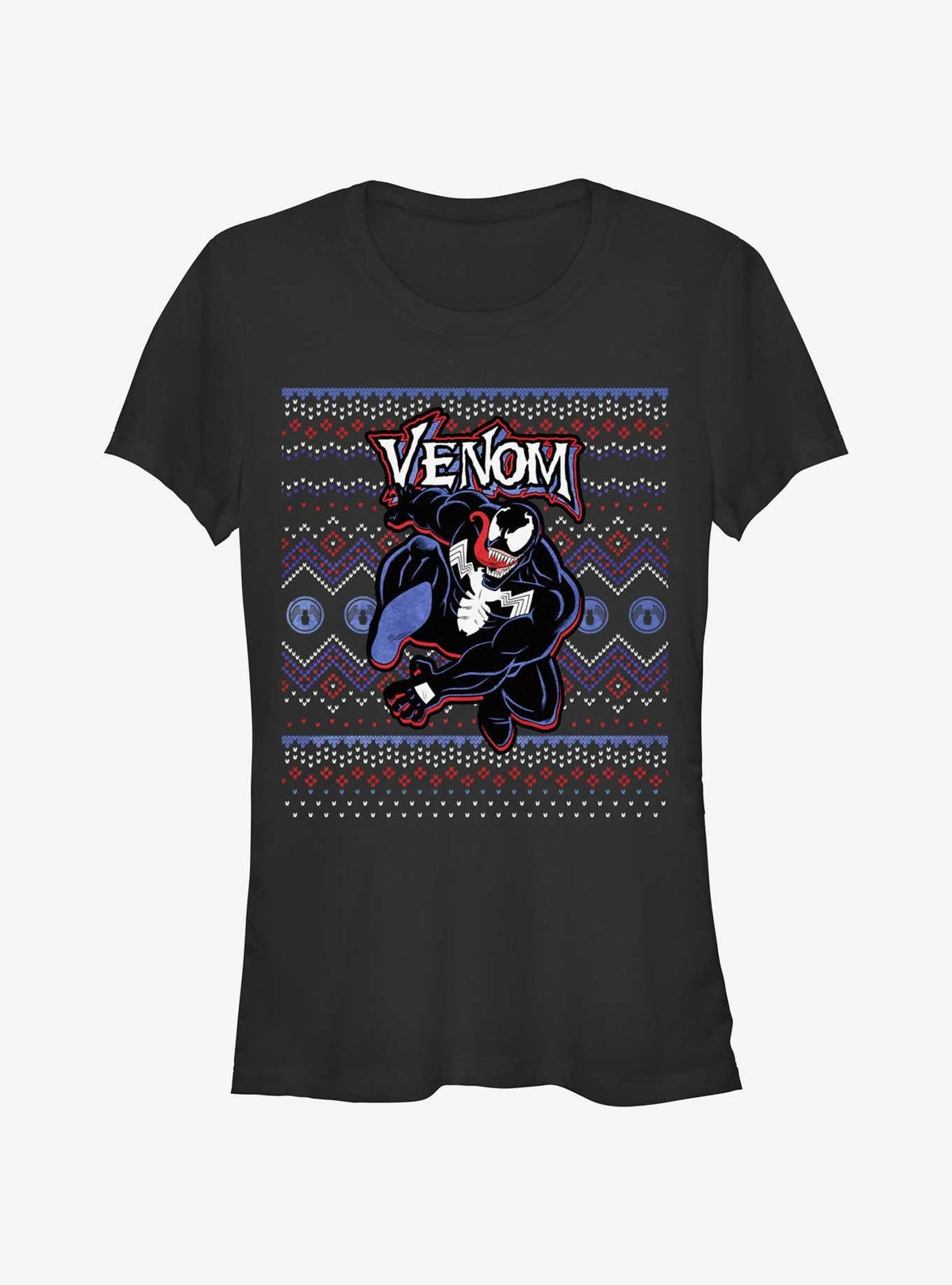 Venom Venomous Ugly Christmas Girls T-Shirt