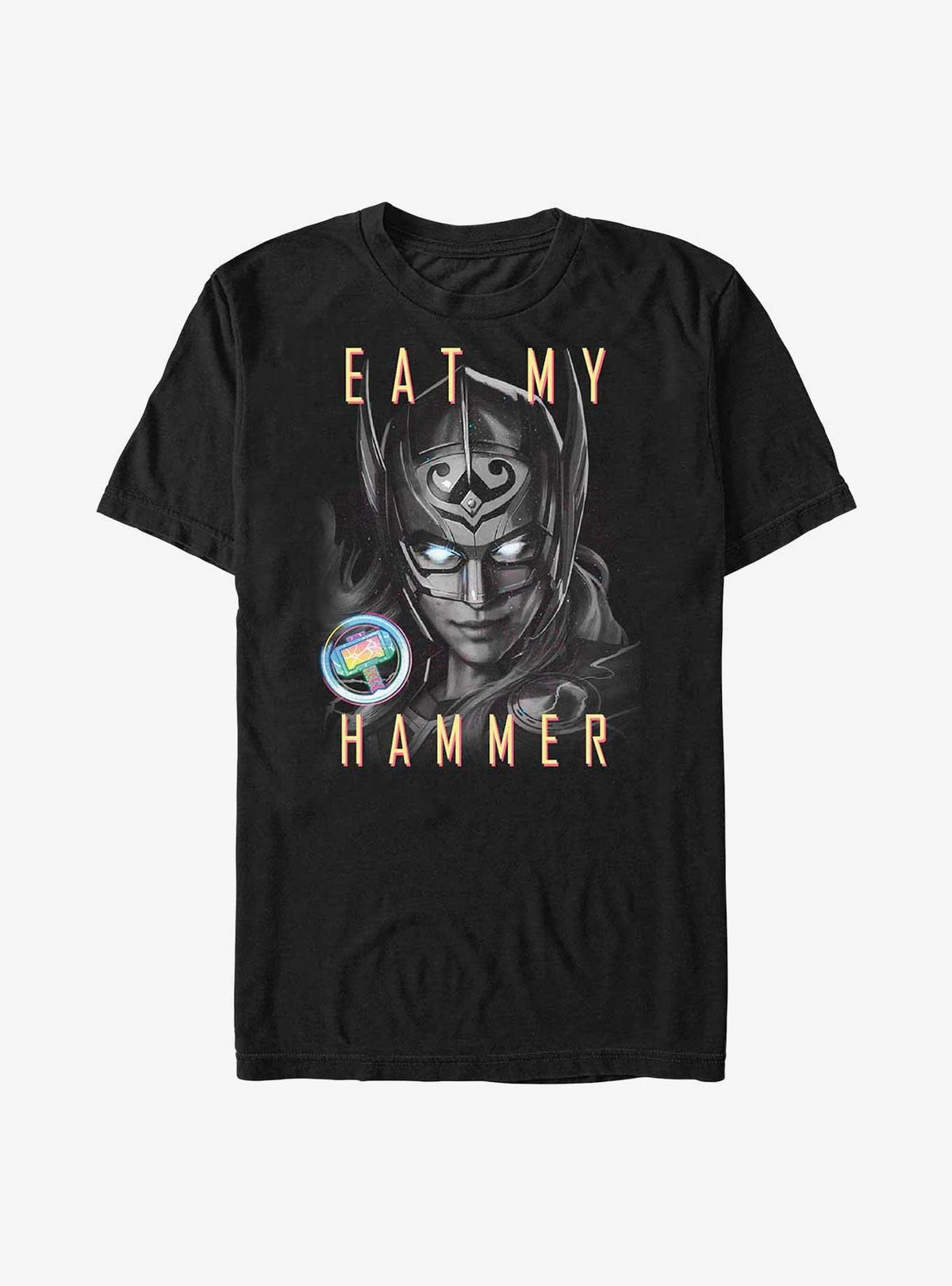 Thor Love and Thunder Eat My Hammer Dr Jane Foster Portrait T-Shirt 3