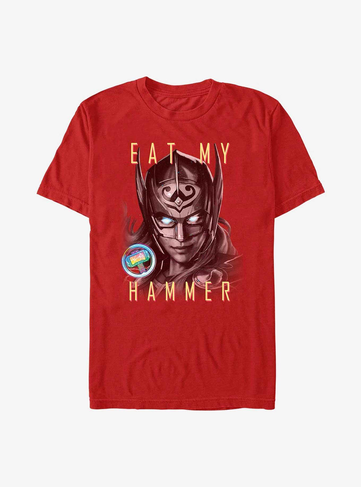 Thor Love and Thunder Eat My Hammer Dr Jane Foster Portrait T-Shirt