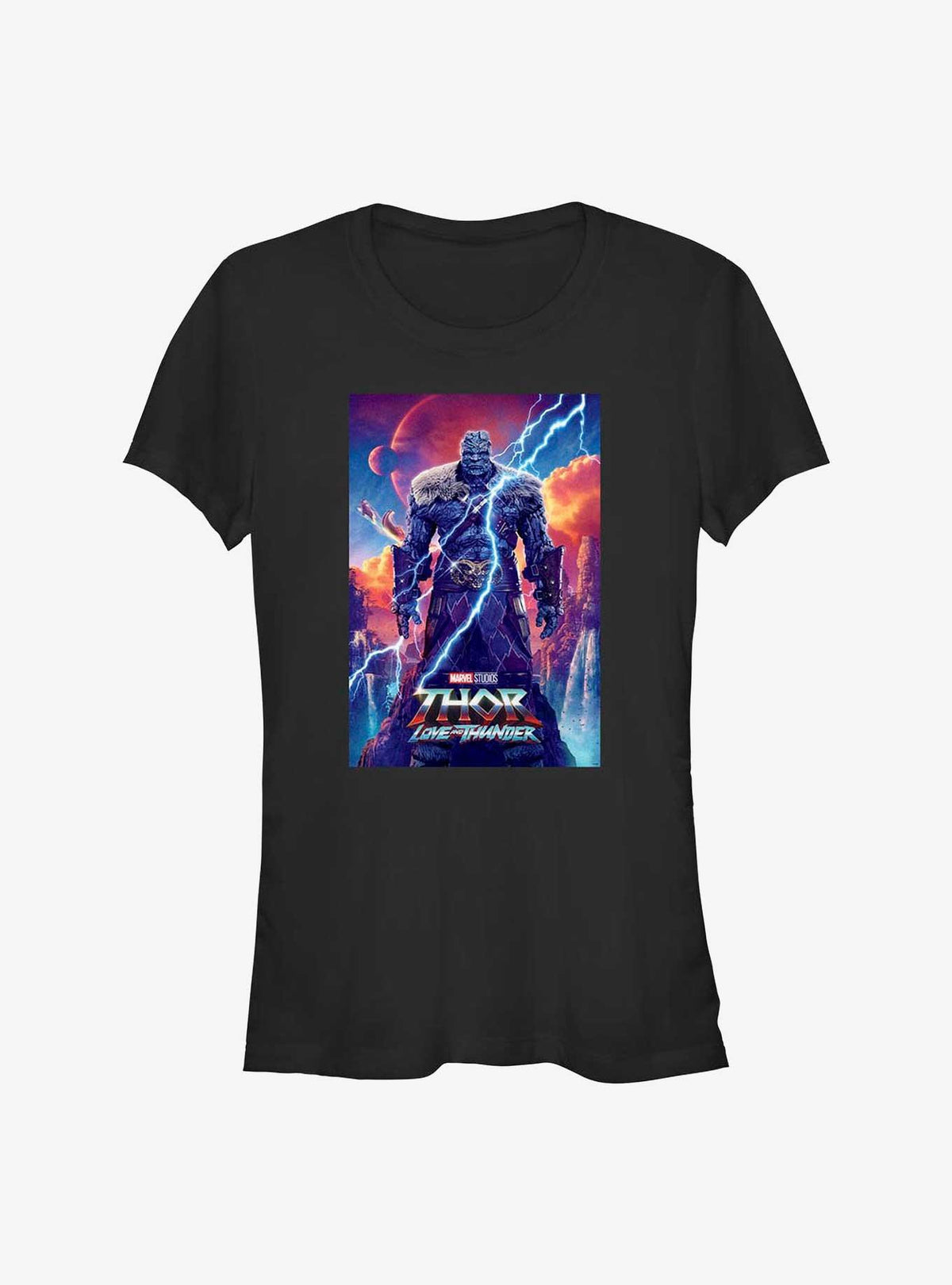 Thor Love and Thunder Korg Movie Poster Girls T-Shirt