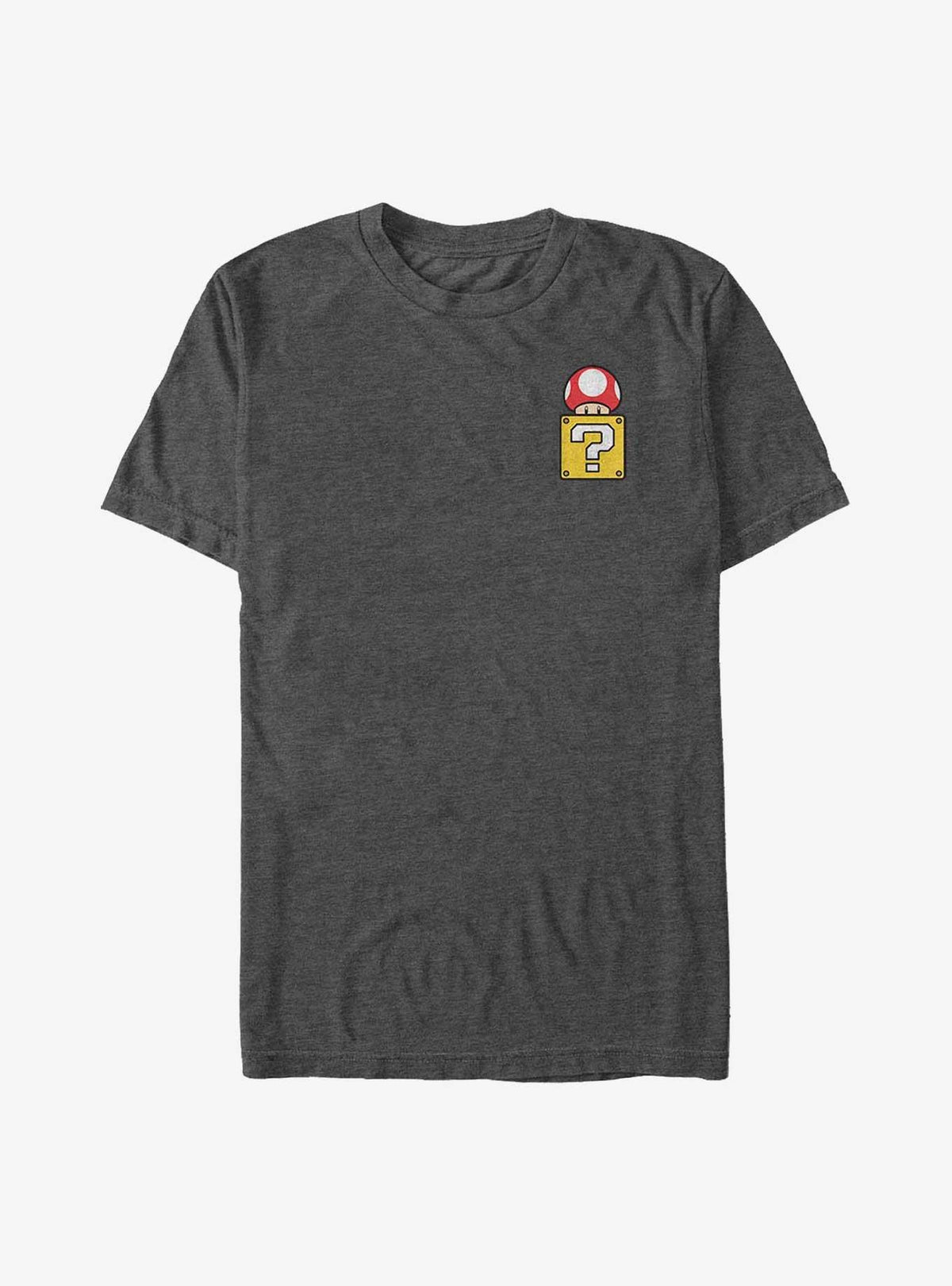 Nintendo retro platform gamer Mushroom Box Pocket Big Tall T-Shirt