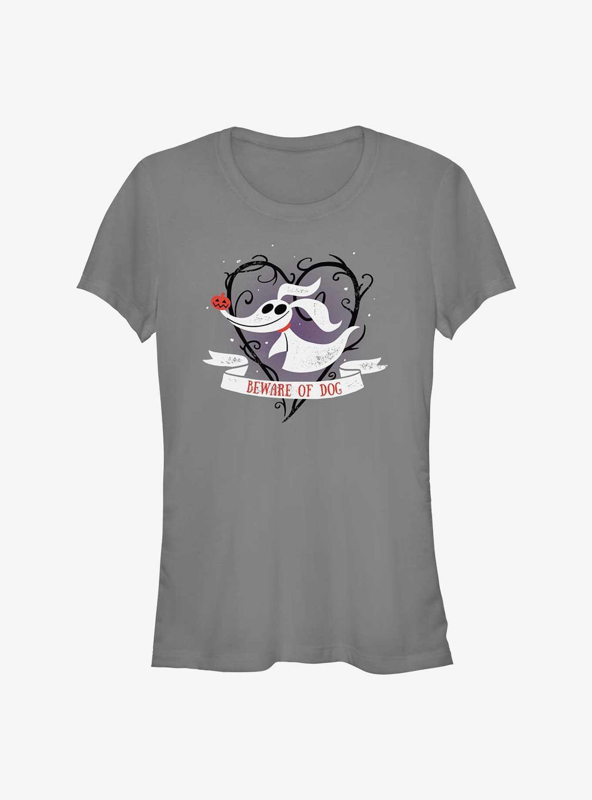 spooky holiday Beware of Dog Zero Girls T-Shirt