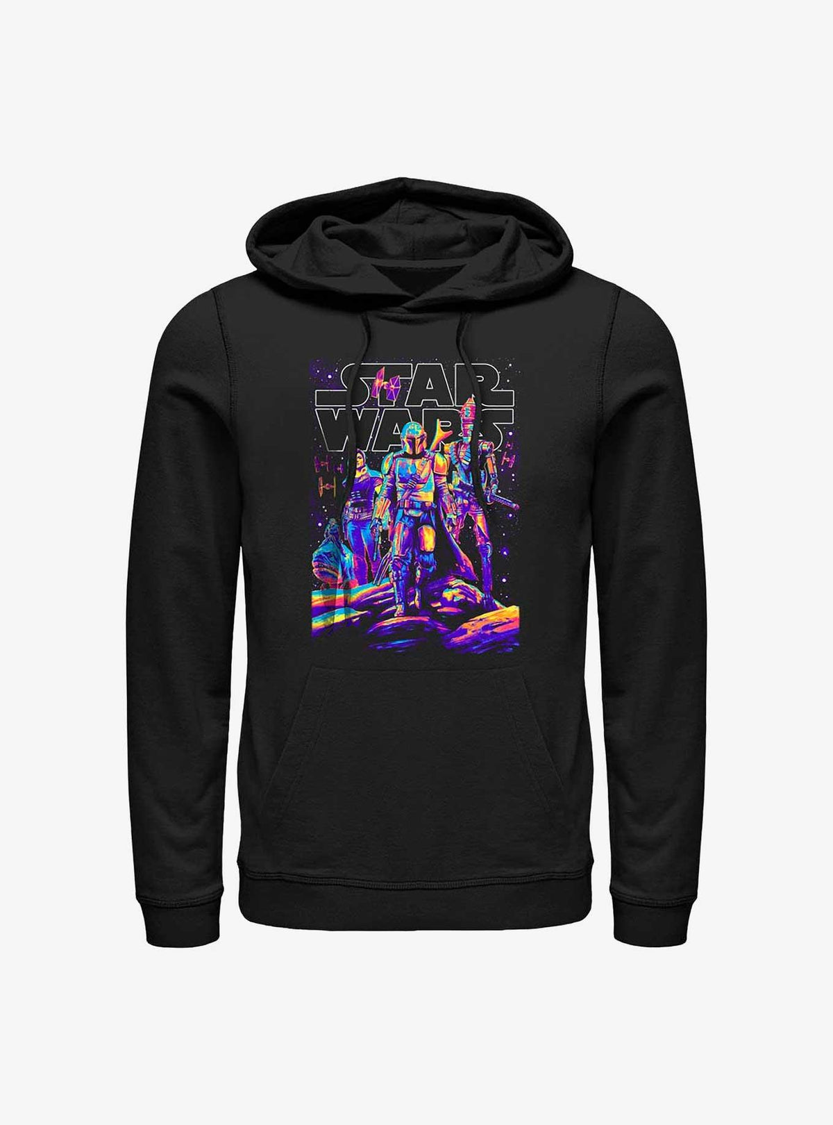 space adventure The Mandalorian Light It Up Hoodie