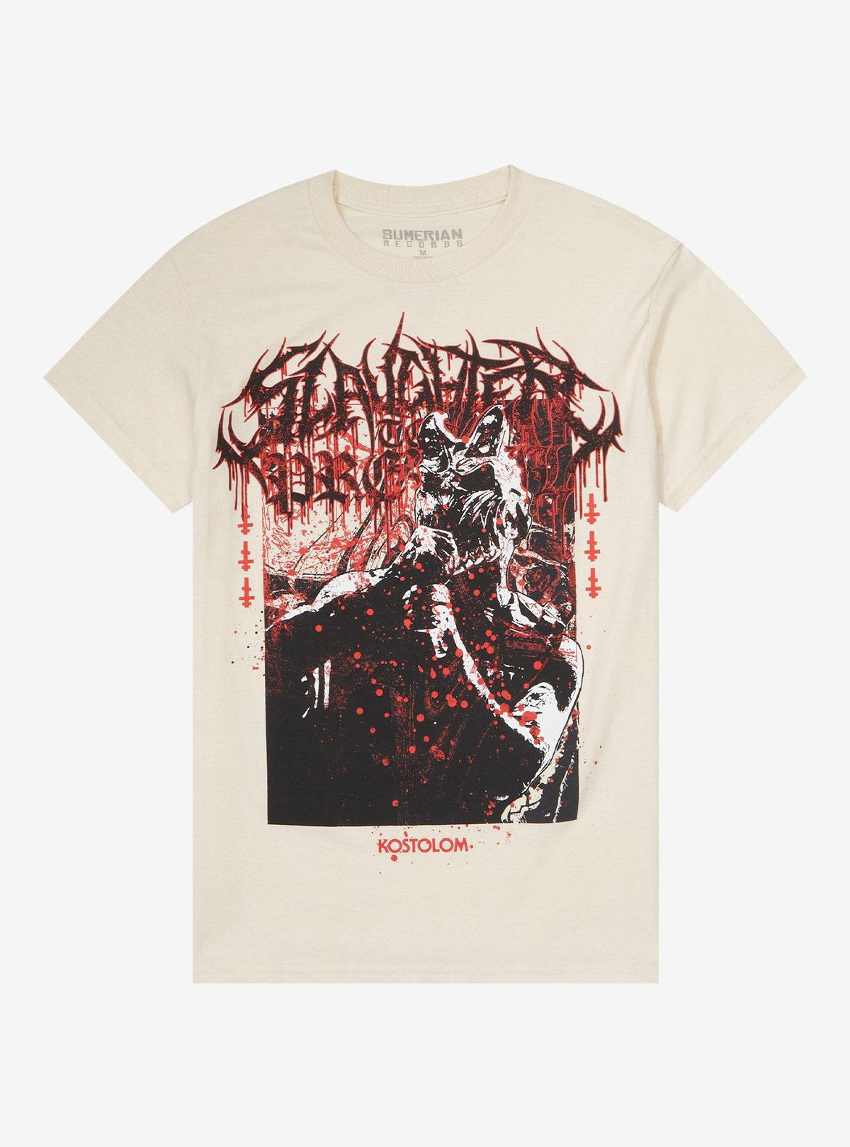 Slaughter To Prevail Kostolom Boyfriend Fit Girls T-Shirt 2
