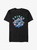 island alien duo Hibiscus cute blue alien T-Shirt