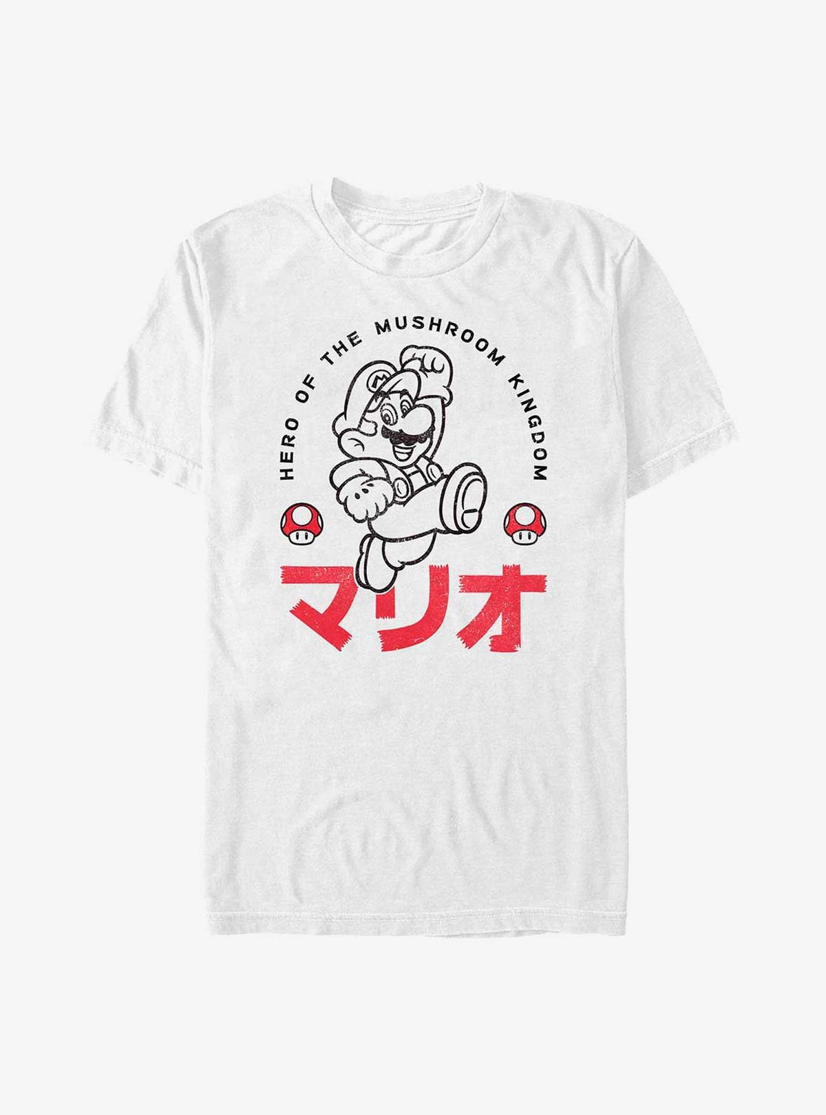Nintendo retro platform gamer Hero of the Mushroom Kingdom T-Shirt